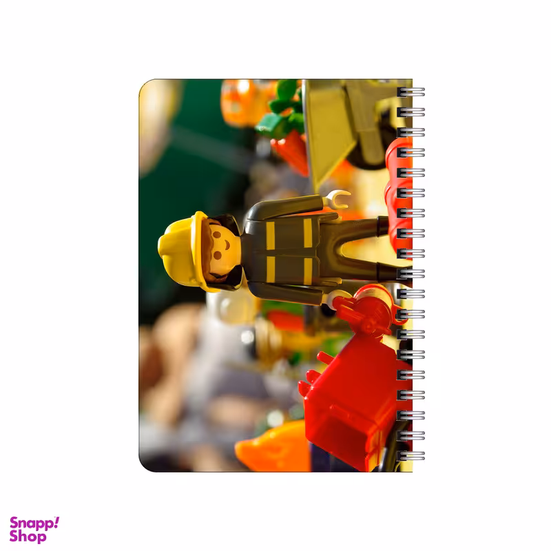 دفترچه یادداشت 80 برگ بامبیلیپ مدل چوبی طرح آتش نشان کد 2101150