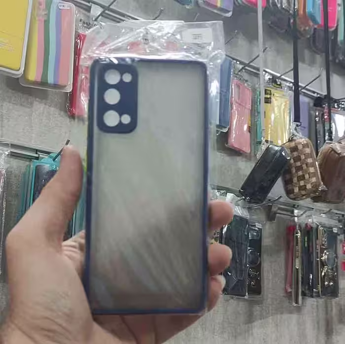 گارد PC مات محافظ لنز دار Samsung S20Fe رنگ سرمه ای