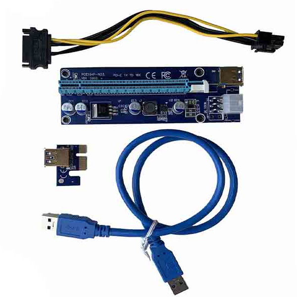 رایزر کارت گرافیک  تبدیل PCI EXPRESS 1X به 16X مدل V009s plus