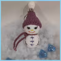 جاکلیدی آدم برفی گوگولی باکامواایرانی ازفرق سر9سانت