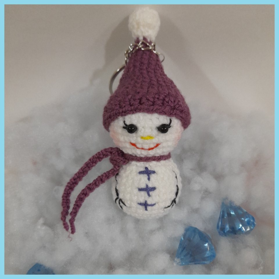 جاکلیدی آدم برفی گوگولی باکامواایرانی ازفرق سر9سانت