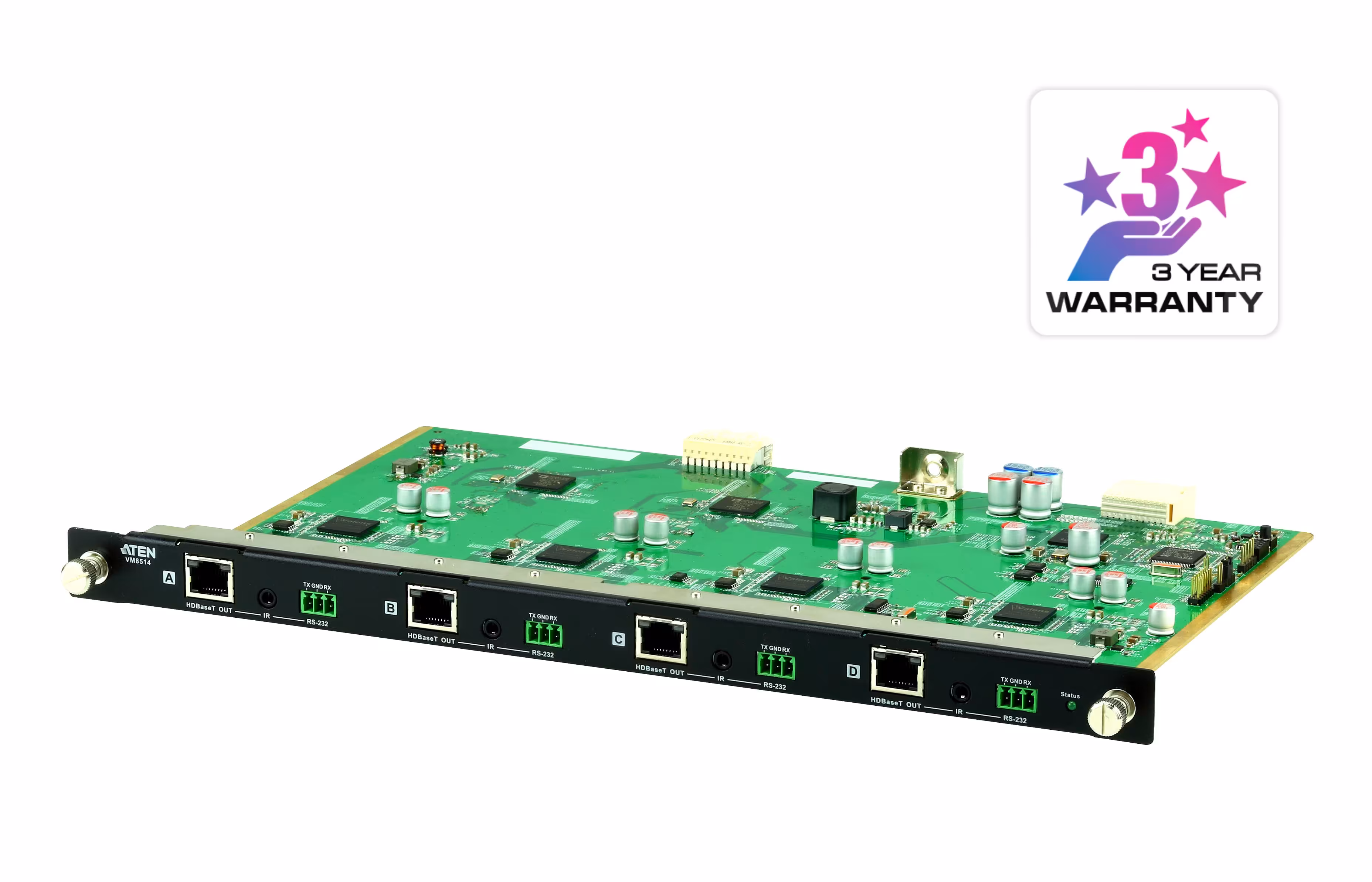 برد خروجی 4 پورت HDBaseT آتن VM8514