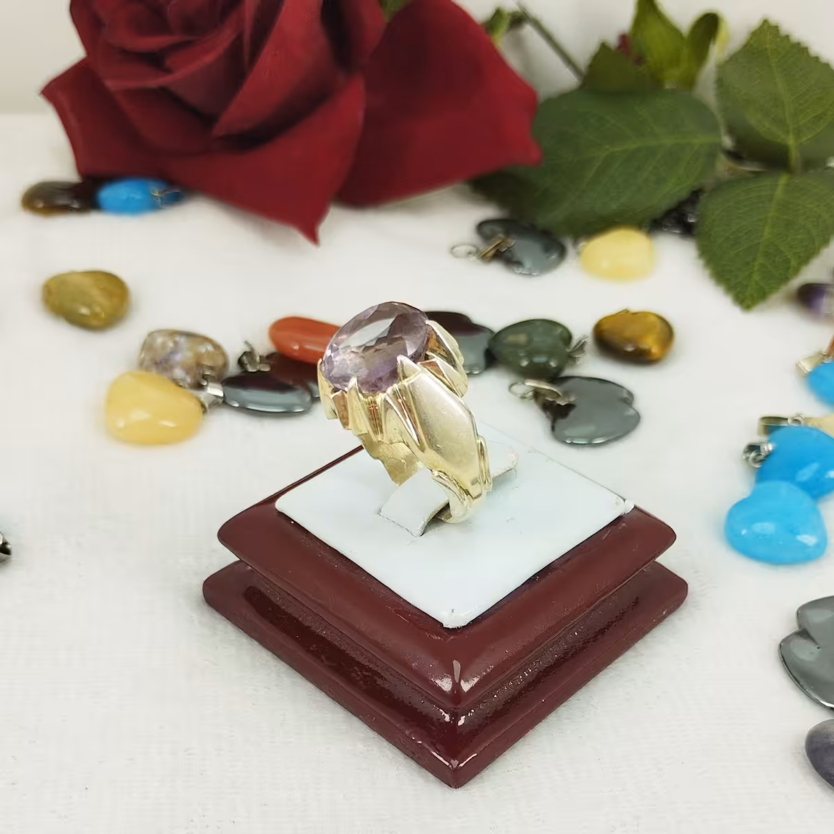 انگشتر نقره مردانه آمیتیست سلین کالا کد  11789341