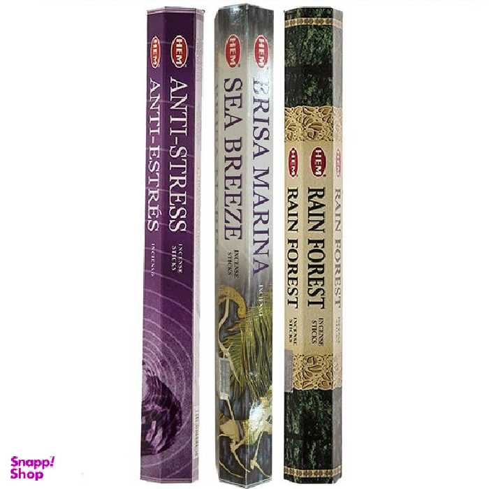 عود هم مدل Rainforest Antistress Seabreaze مجموعه 3 عددی