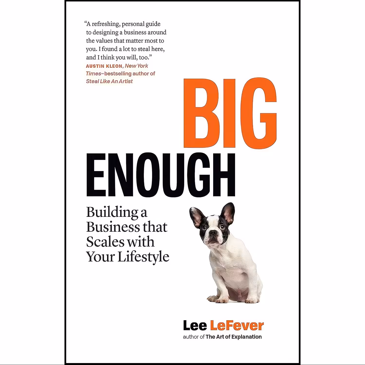 کتاب زبان اصلی Big Enough اثر Lee LeFever