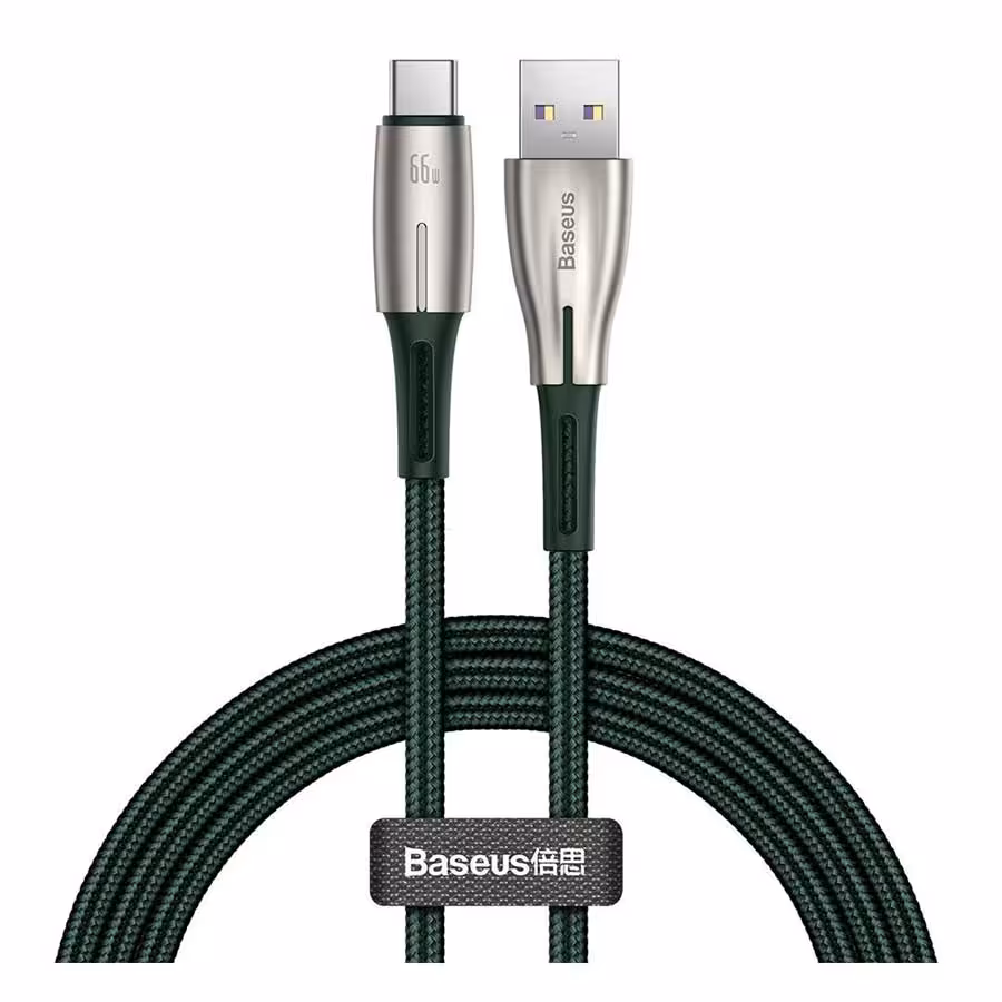 قیمت و خرید کابل تبدیل 1 متری USB به USB-C بیسوس مدل Water Drop CATSD-M06 | یاس ارتباط