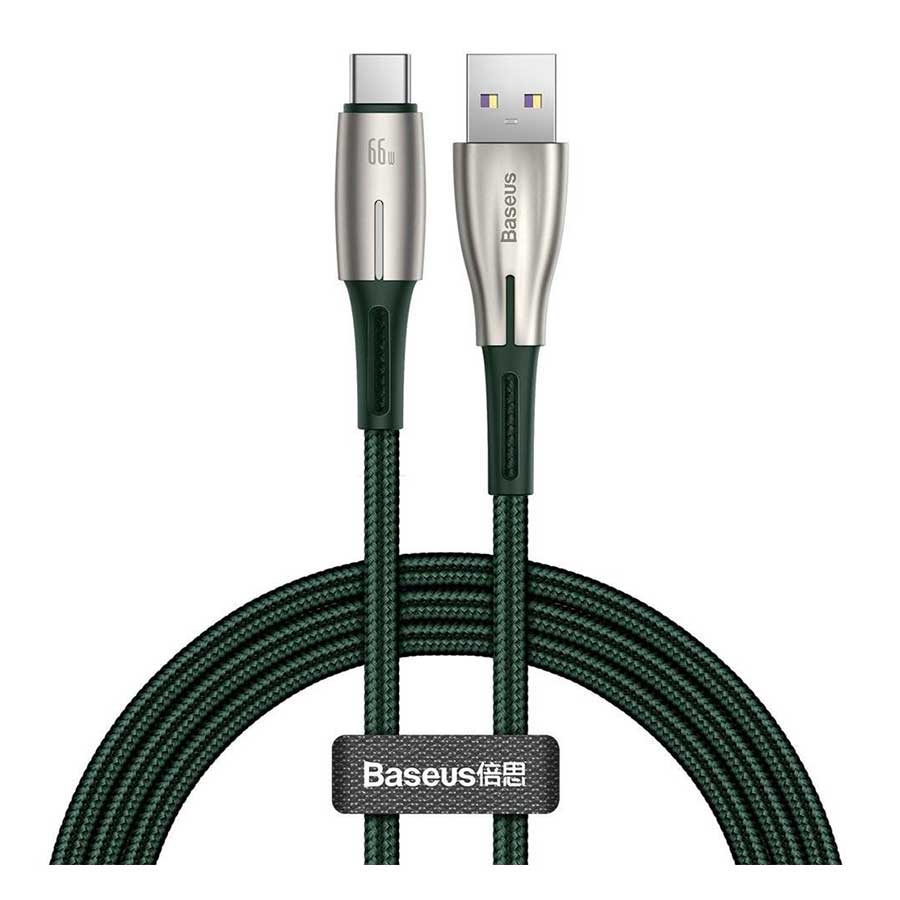 قیمت و خرید کابل تبدیل 1 متری USB به USB-C بیسوس مدل Water Drop CATSD-M06 | یاس ارتباط