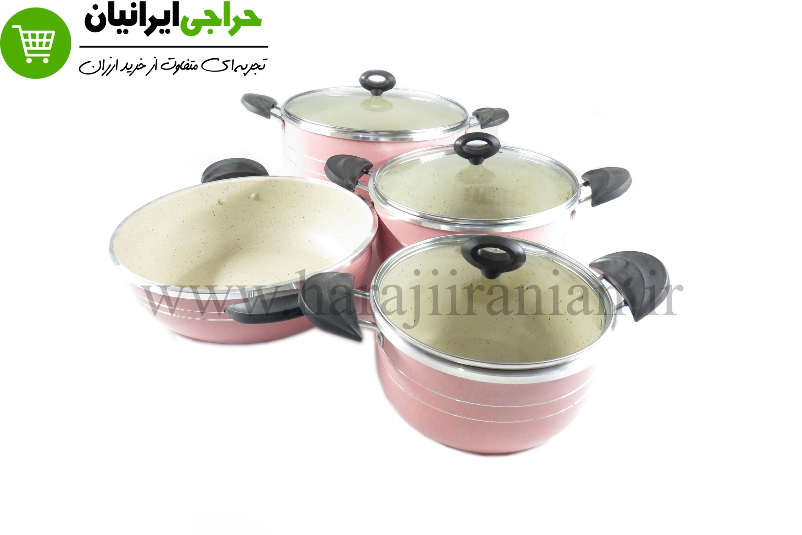 سرویس قابلمه 7 پارچه گرانیتی هلنا