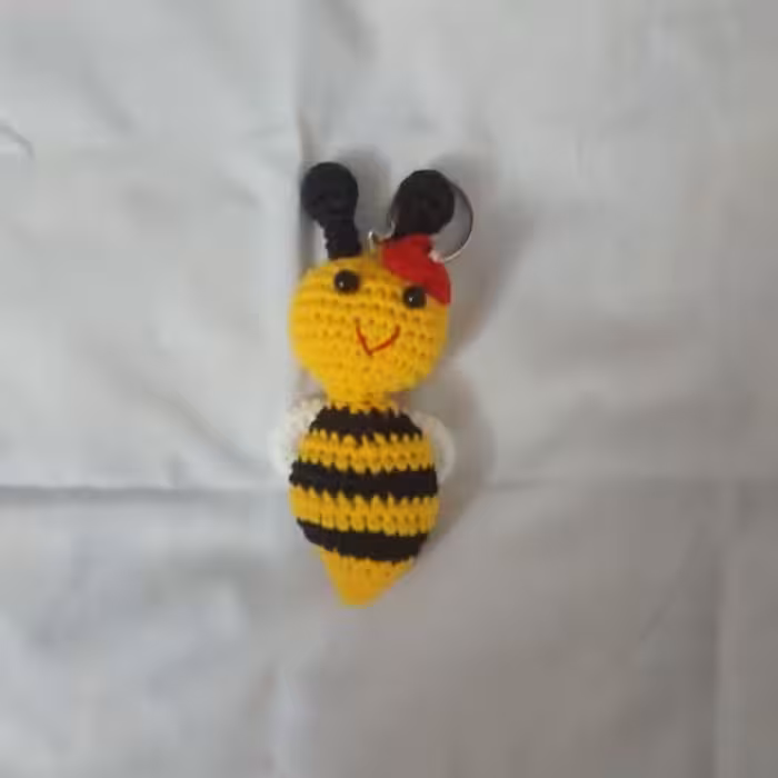 جاکلیدی مدل زنبور با کاموایی با کیفیت و بافت عالی 