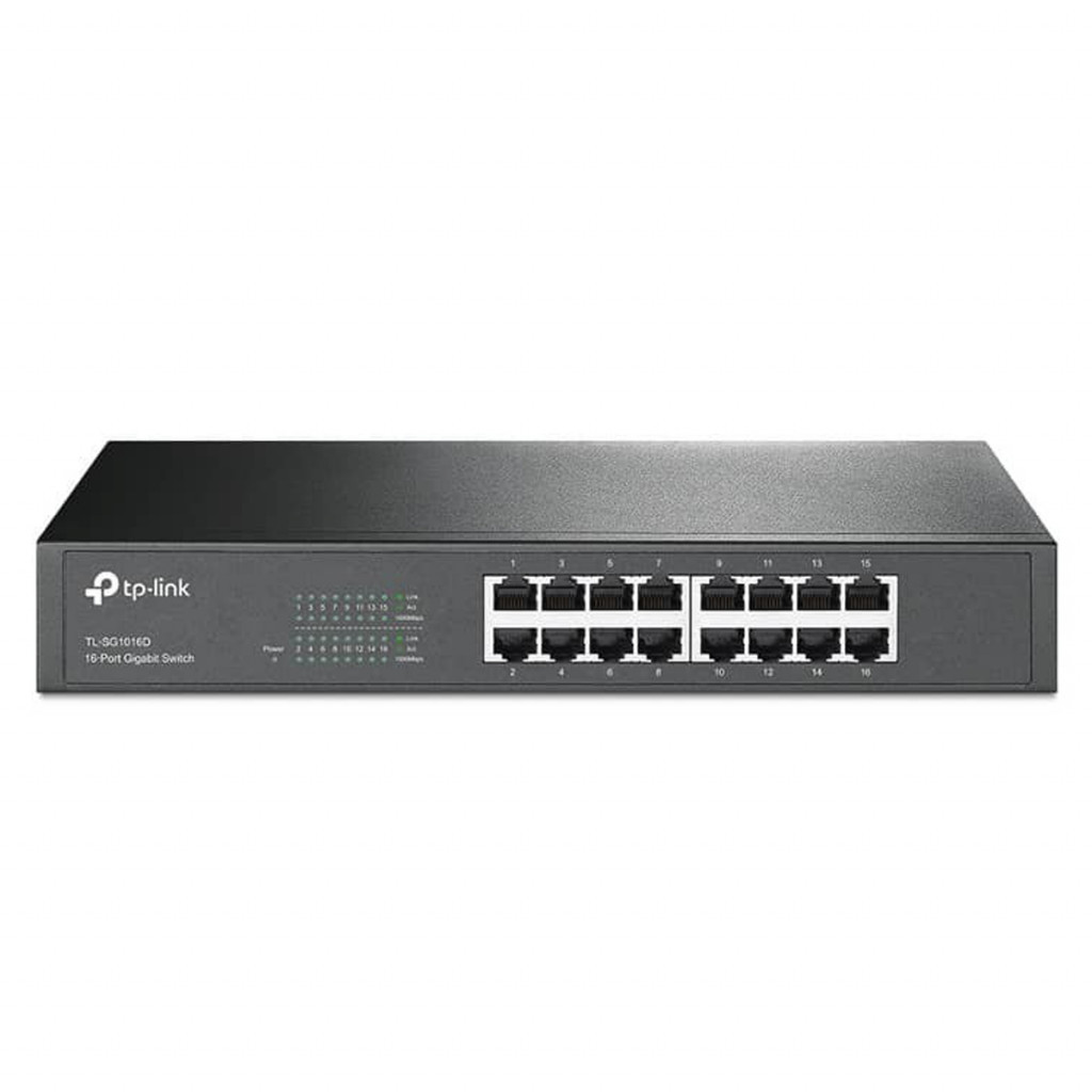 قیمت و خرید سوییچ شبکه 16 پورت تی پی لینک مدل TL-SG1016D | نت ران