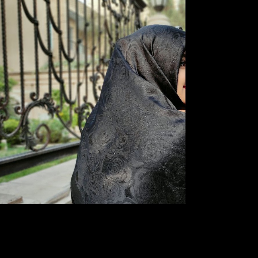 روسری نخ ابریشم ژاکارد لمه دو رو