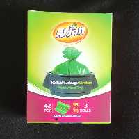 پک ( 20عددی) کیسه زباله رولی (3 رول) متوسط (77-55) دارای 42 کیسه
