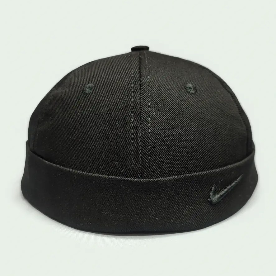 کلاه لئونی کتان مشکی مدل Nike کد 6577