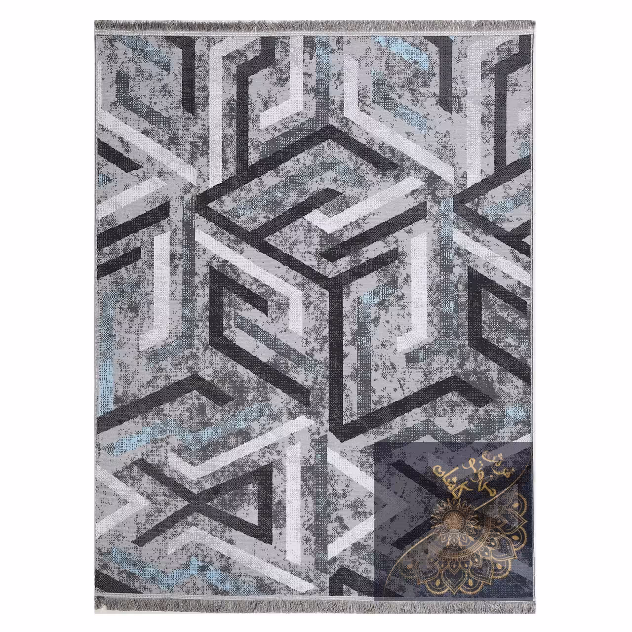 گلیم ماشینی  طرح   ساعد  ( 50 در 80 ) نیم متری6رنگ با هزینه ارسال پس کرایه