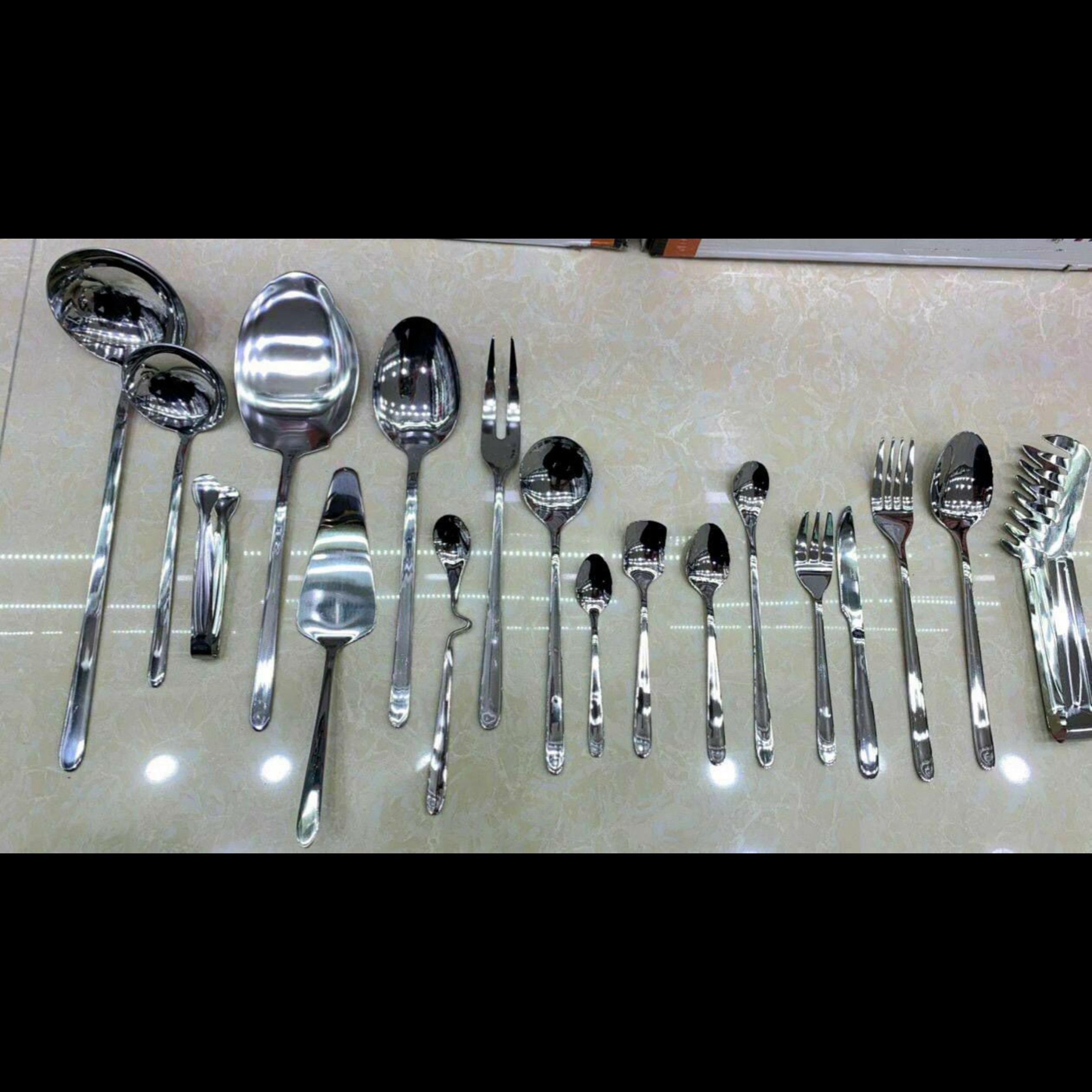 سرویس قاشق و چنگال 24 نفری استیل یونیک آلمان طرح دونا ارسال رایگان