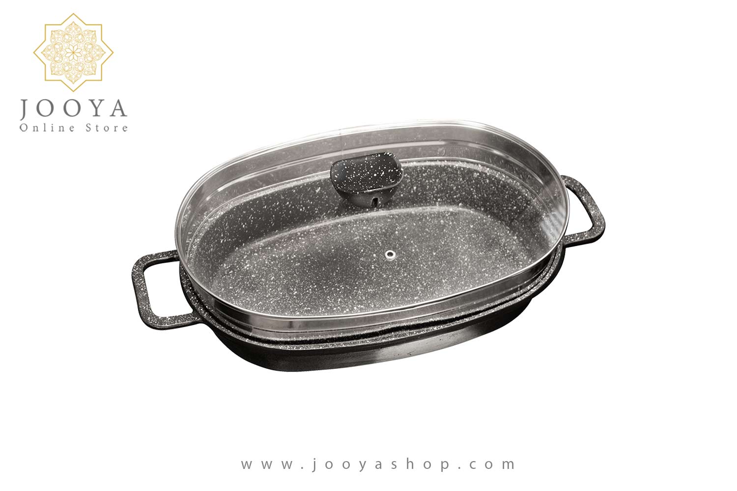 تابه چدن نالینو مدل POLLO با درب شیشه ای