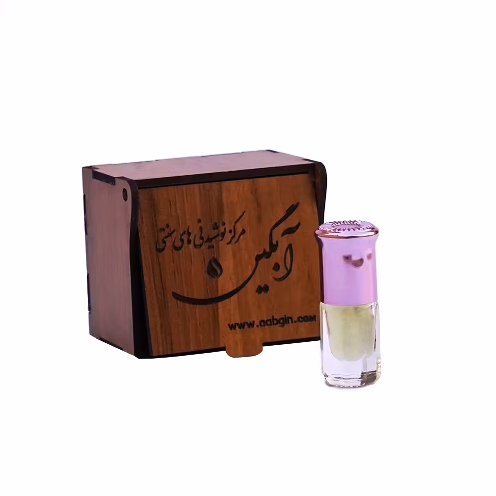 عطر گل محمدی 100درصد خالص کاشان آبگین (شیشه 2 گرمی)