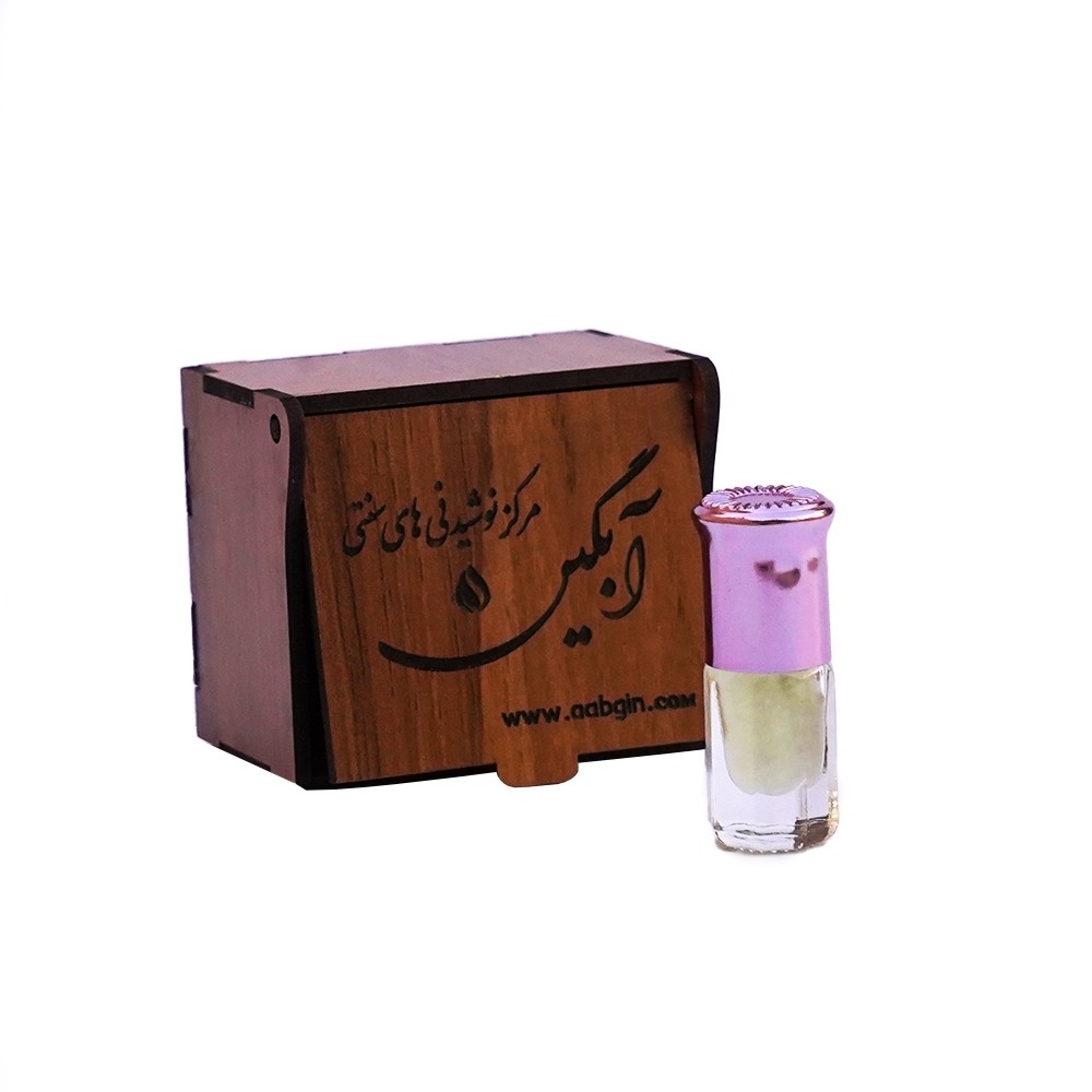 عطر گل محمدی 100درصد خالص کاشان آبگین (شیشه 2 گرمی)