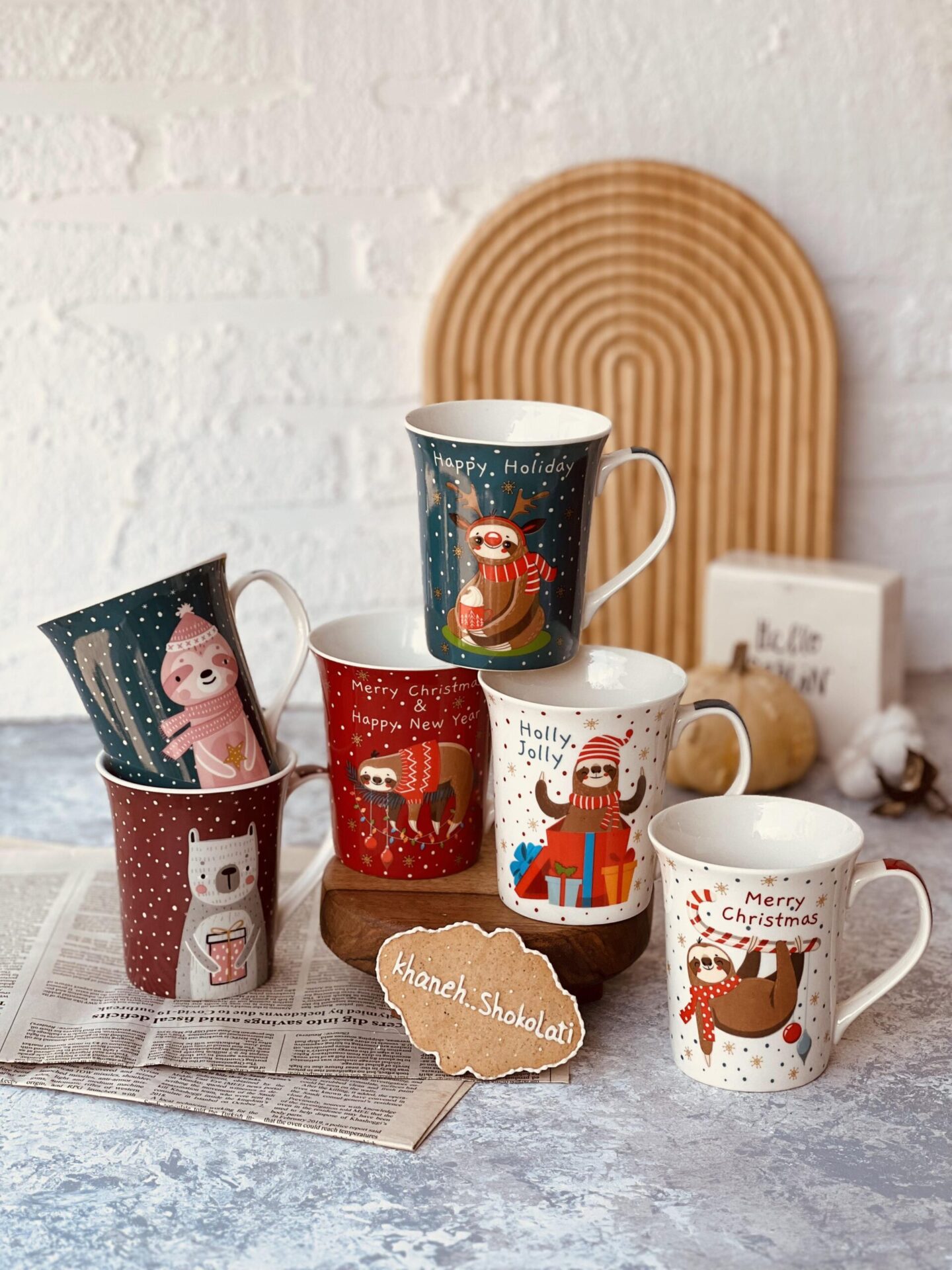 ماگ حیوانات تنبل کد0026