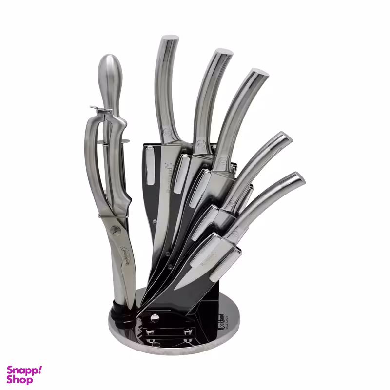 سرویس چاقو آشپزخانه 9 پارچه راکلند کد 3303