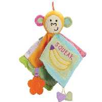 دندان گیر حوله ای میمون مدل Peek-Squeak Busy Monkey