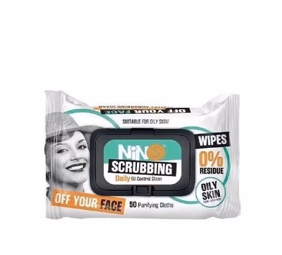دستمال مرطوب پاک کننده آرایش روزانه نینو ضد جوش