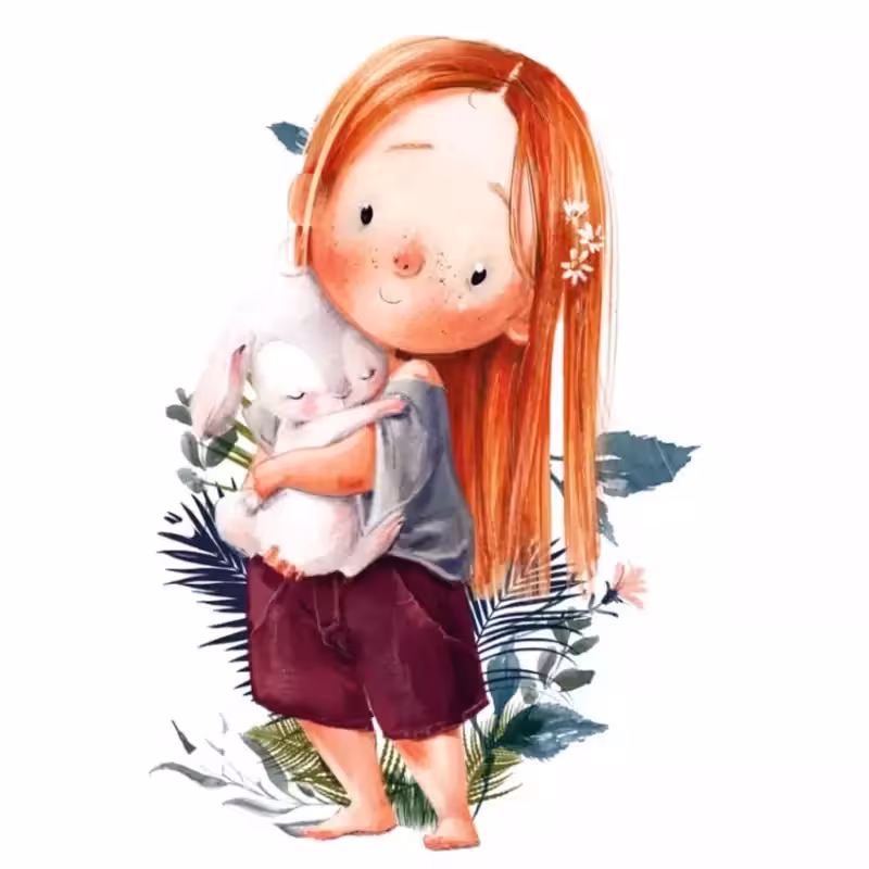 استیکردیواری دختر03