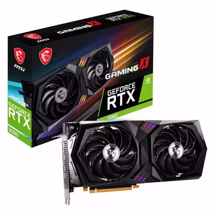 کارت گرافیک ام اس آی RTX 3060 GAMING X TRIO 8GB