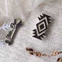 مهر دست ساز  طرح بوهو 