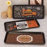 سینی رولت خوری پلا ستیکی محصول مهروز  شربت خوری سایز متوسط  تهیه شده ازموادنو