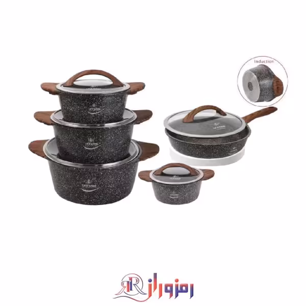 سرویس قابلمه 10 پارچه گرانیت لایف اسمایل مدل LIFEP5-10