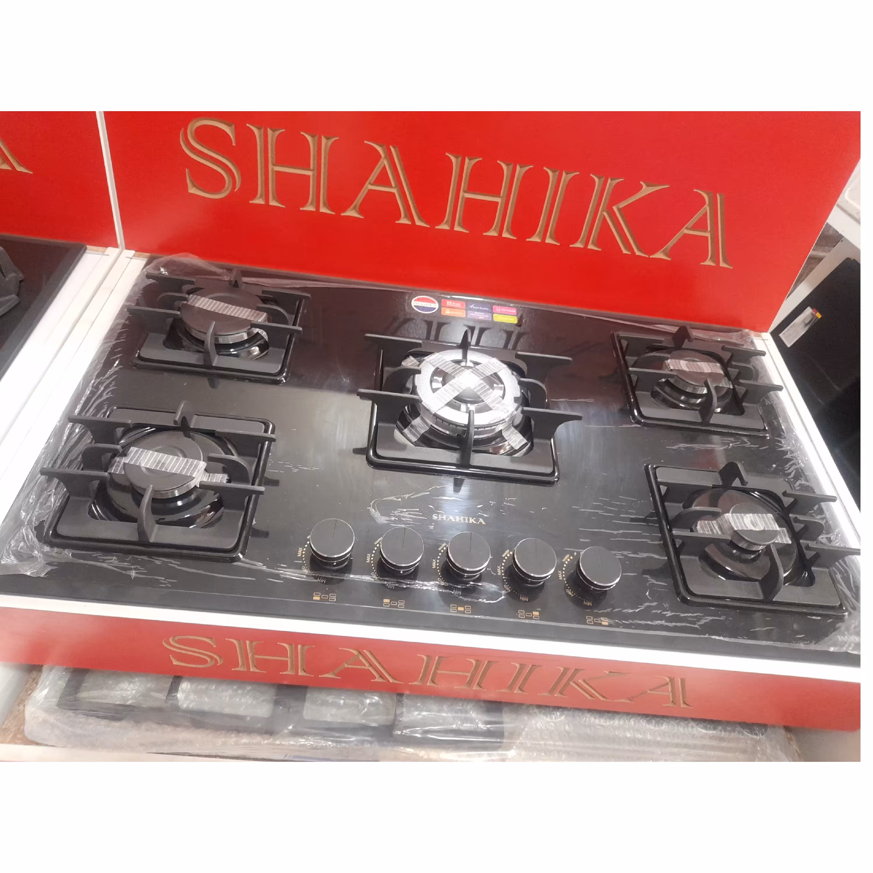 گاز رومیزی شیشه ای دارای فندک و ترموکوپل ارسال به کل کشور پس کرایه 