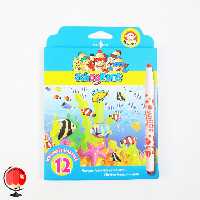 ماژیک رنگ آمیزی 12 رنگ اسکول فنس