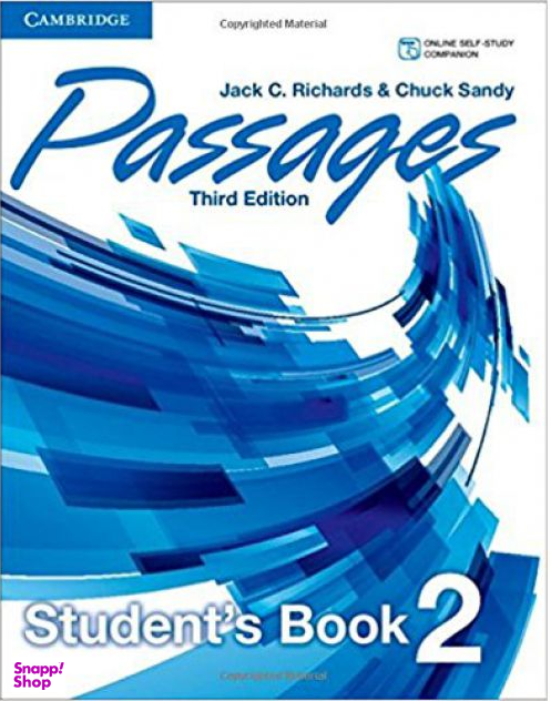 کتاب Passages 2 3rd S.B+W.B+CD اثر Carlos Barbisan و Jack C Richards انتشارات جنگل