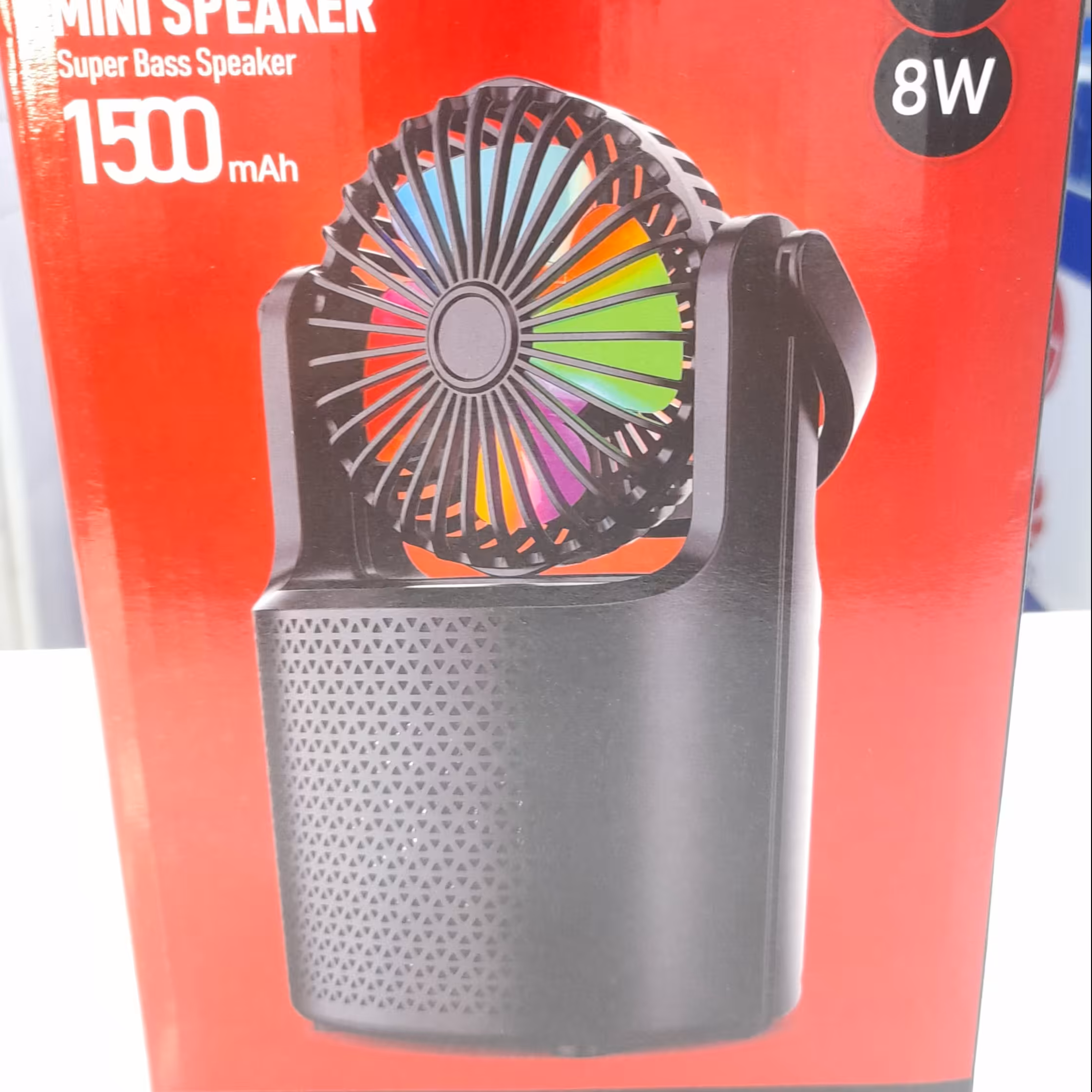 اسپیکر بلوتوثی  برندzqs مدل1440  دارای پنکه باطری 1500mah 