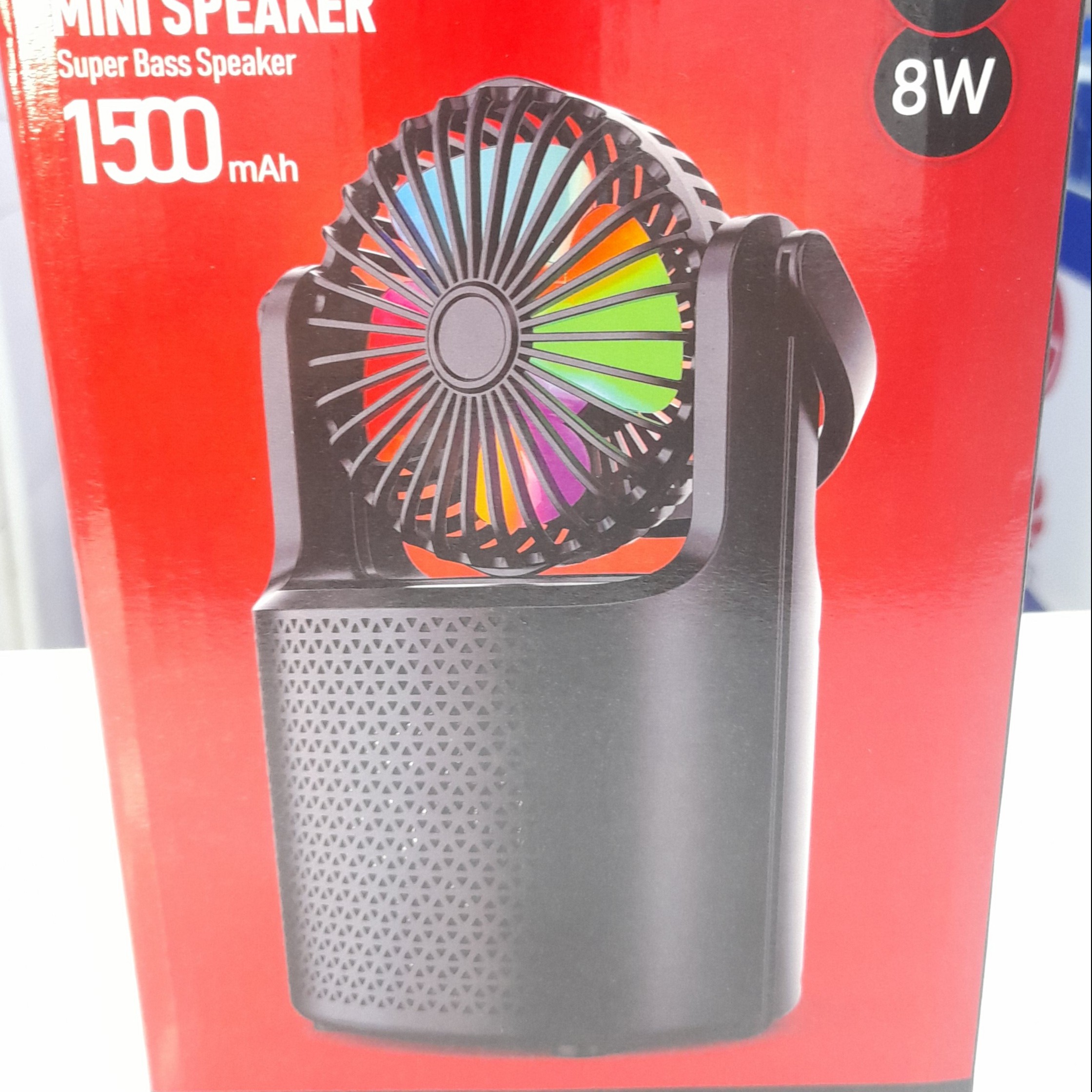 اسپیکر بلوتوثی  برندzqs مدل1440  دارای پنکه باطری 1500mah 