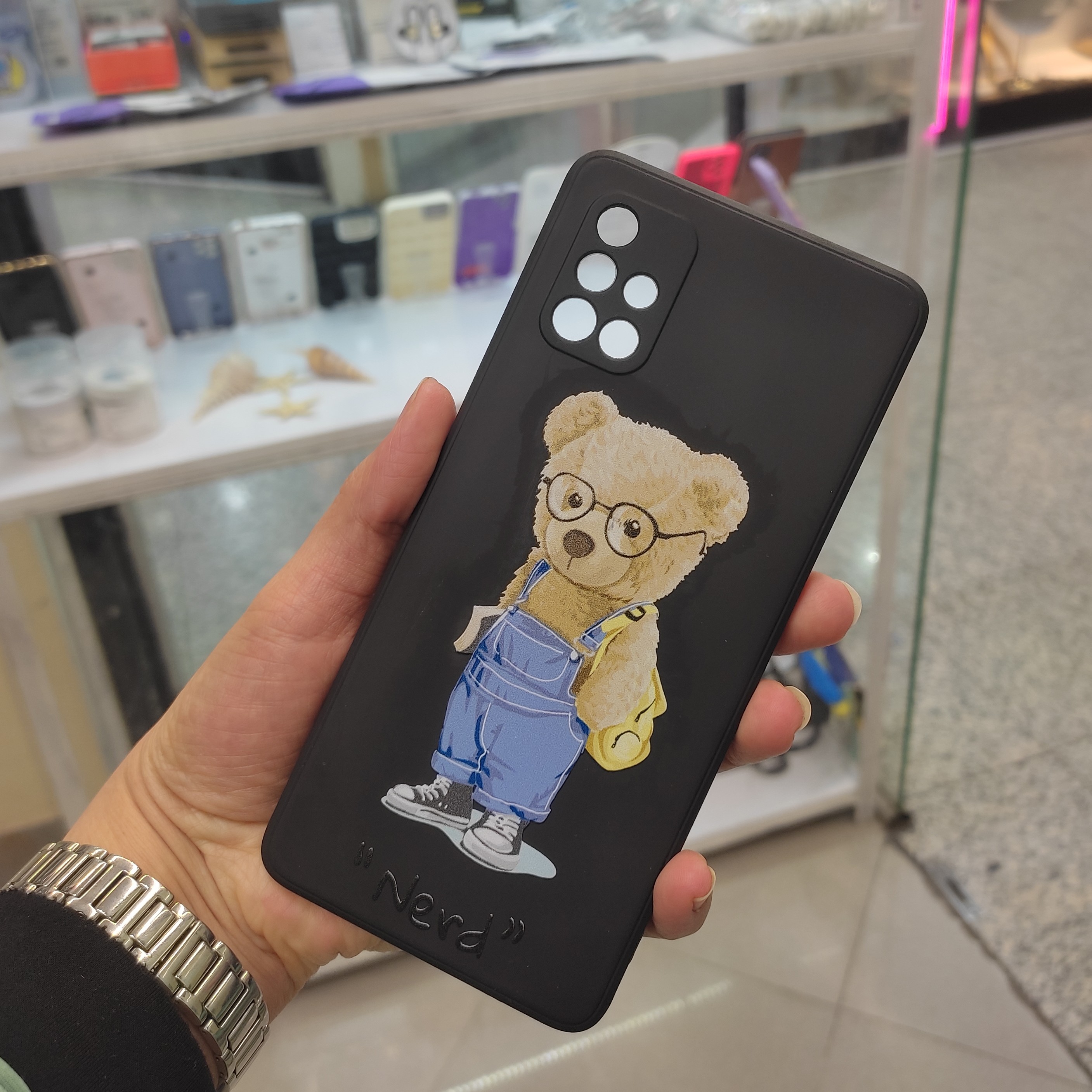 کاور گوشی سامسونگ A71 طرح تدی مقاوم در برابر ضربه