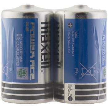 باتری سایز بزرگ مکسل مدل سوپر پاور ایس بسته 2 عددی