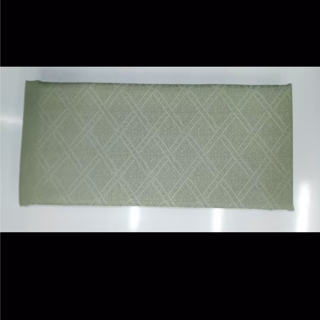 رومیزی دوازده نفره 145در 320 پارچه ژاکارد رنگ  سبز زیتونی بروجرد