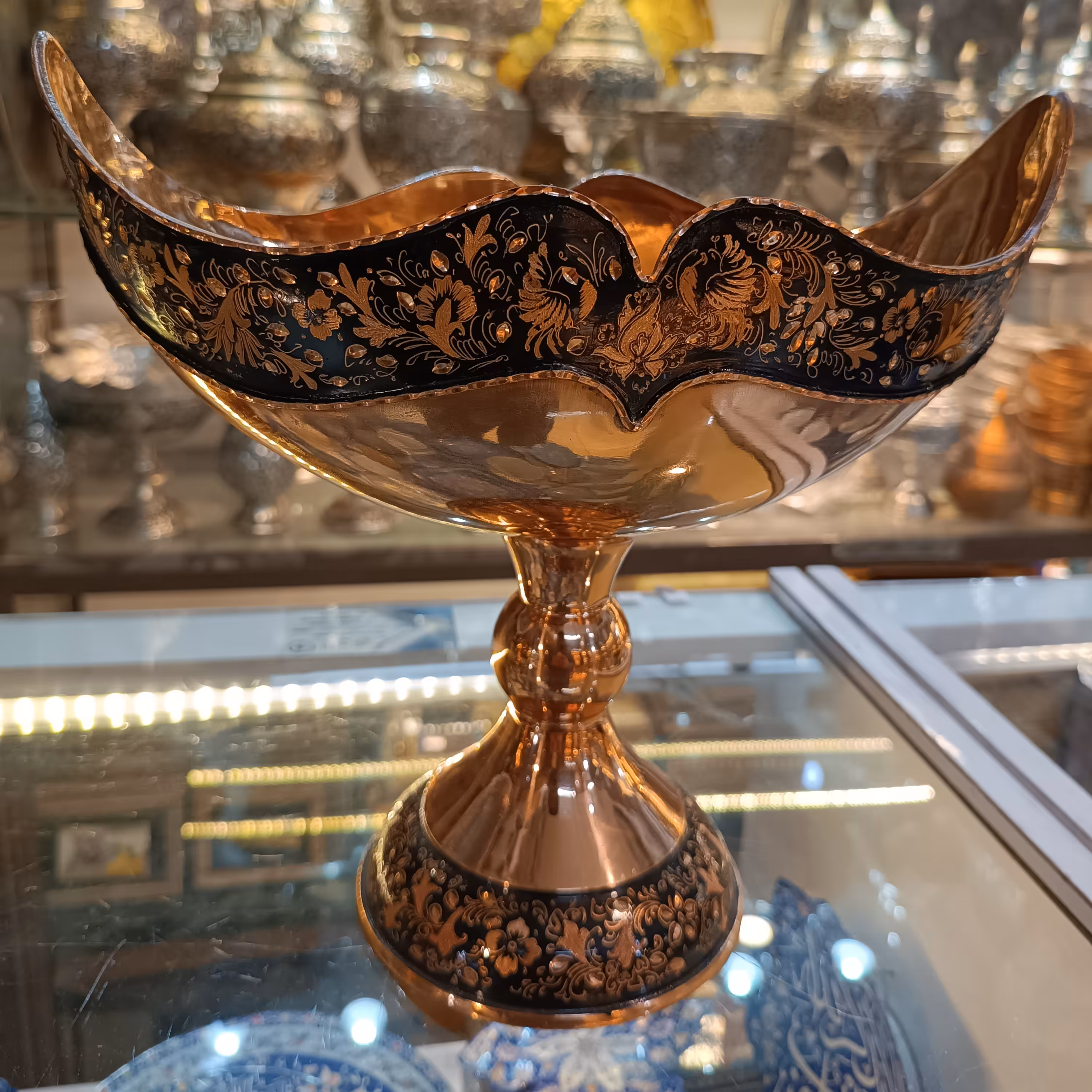 کشکول حکاکی روی مس