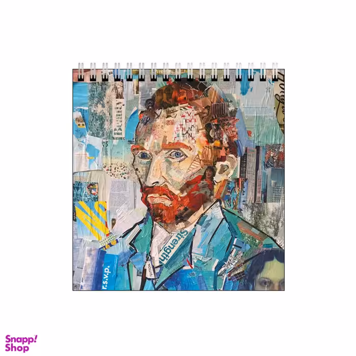 دفتر طراحی بامبیلیپ طرح کلاژ ونسان ونگوگ کد 7628996