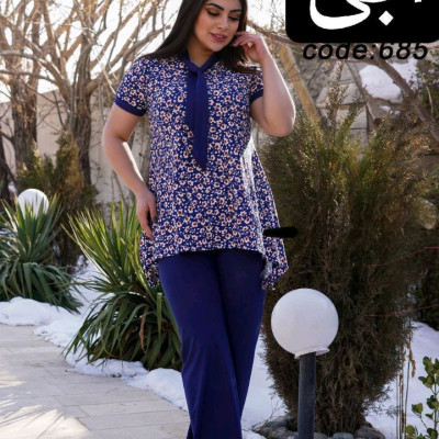تونیک شلوارکرواتی گلریز 685