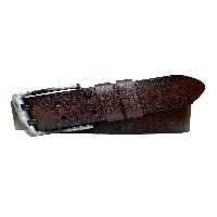 کمربند چند رنگ مردانه و زنانه 100% چرم اصل دو زبانه قهوه ای تیره 4.5 سانتی متری جین یک تکه اسپرت GoDeri