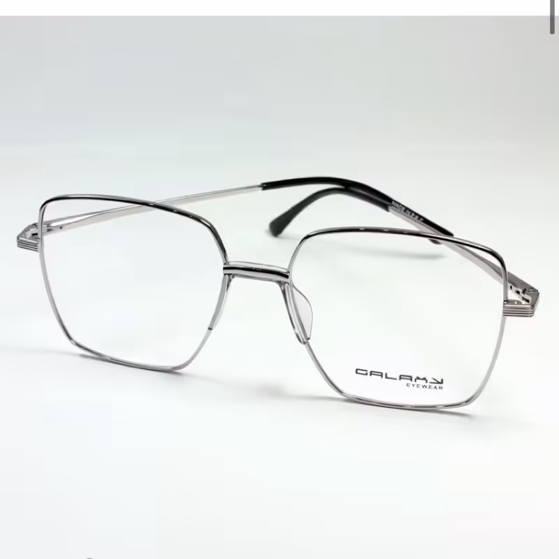 فریم عینک طبی اسپرت فلزی چندضلعی مربعی روزمره خاص 70155