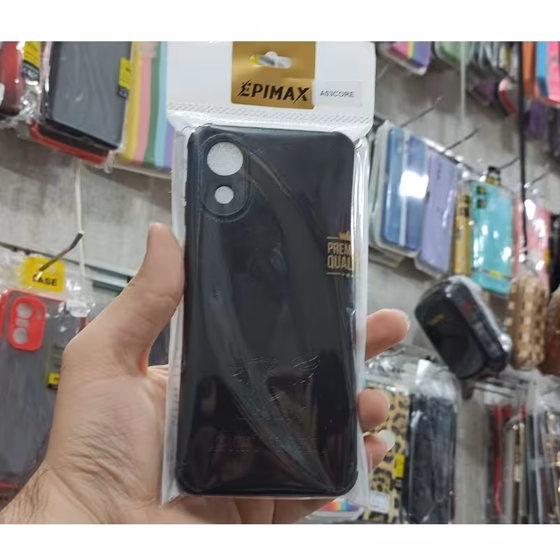 گارد چرمی سامسونگ A03 Core رنگ مشکی