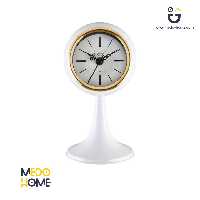 ساعت رومیزی فلزی SAN GABRIEL رنگ سفید