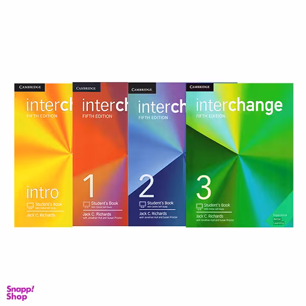 کتاب Interchange اثر Jack C. Richards انتشارات کمبریدج 4 جلدی