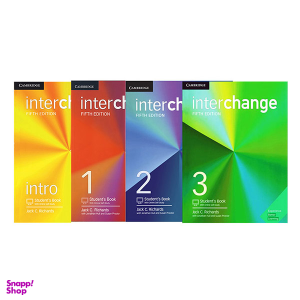 کتاب Interchange اثر Jack C Richards انتشارات کمبریدج 4 جلدی