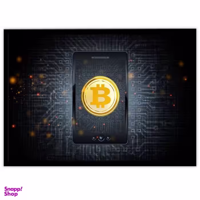 تابلو بکلیت طرح بیت کوین مدل B-S2546