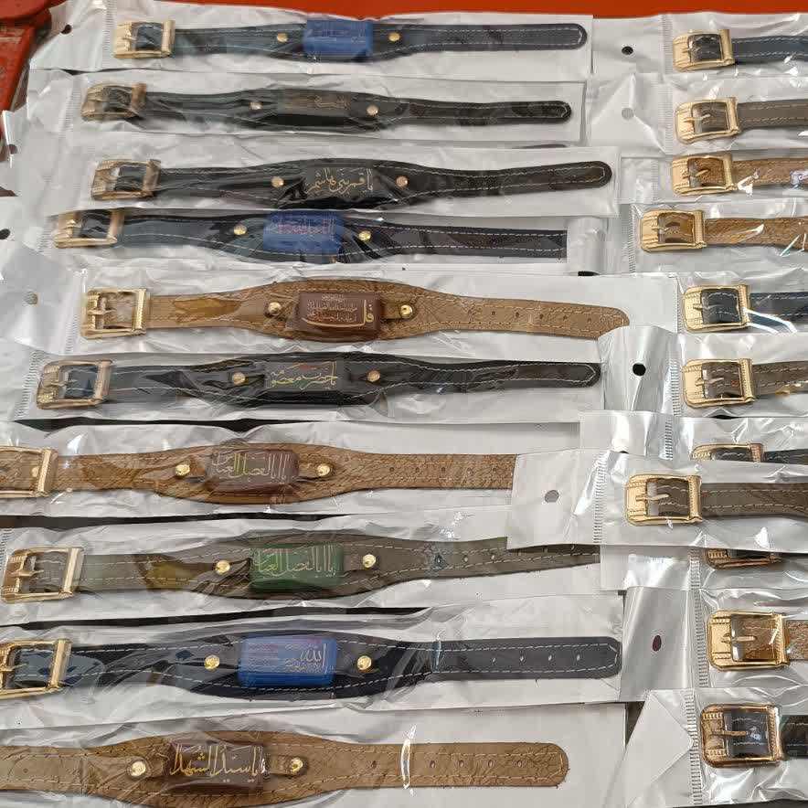 دستبند طرح عقیق یاسیدالشهدا